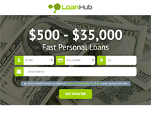 Tablet Screenshot of loanhub.net